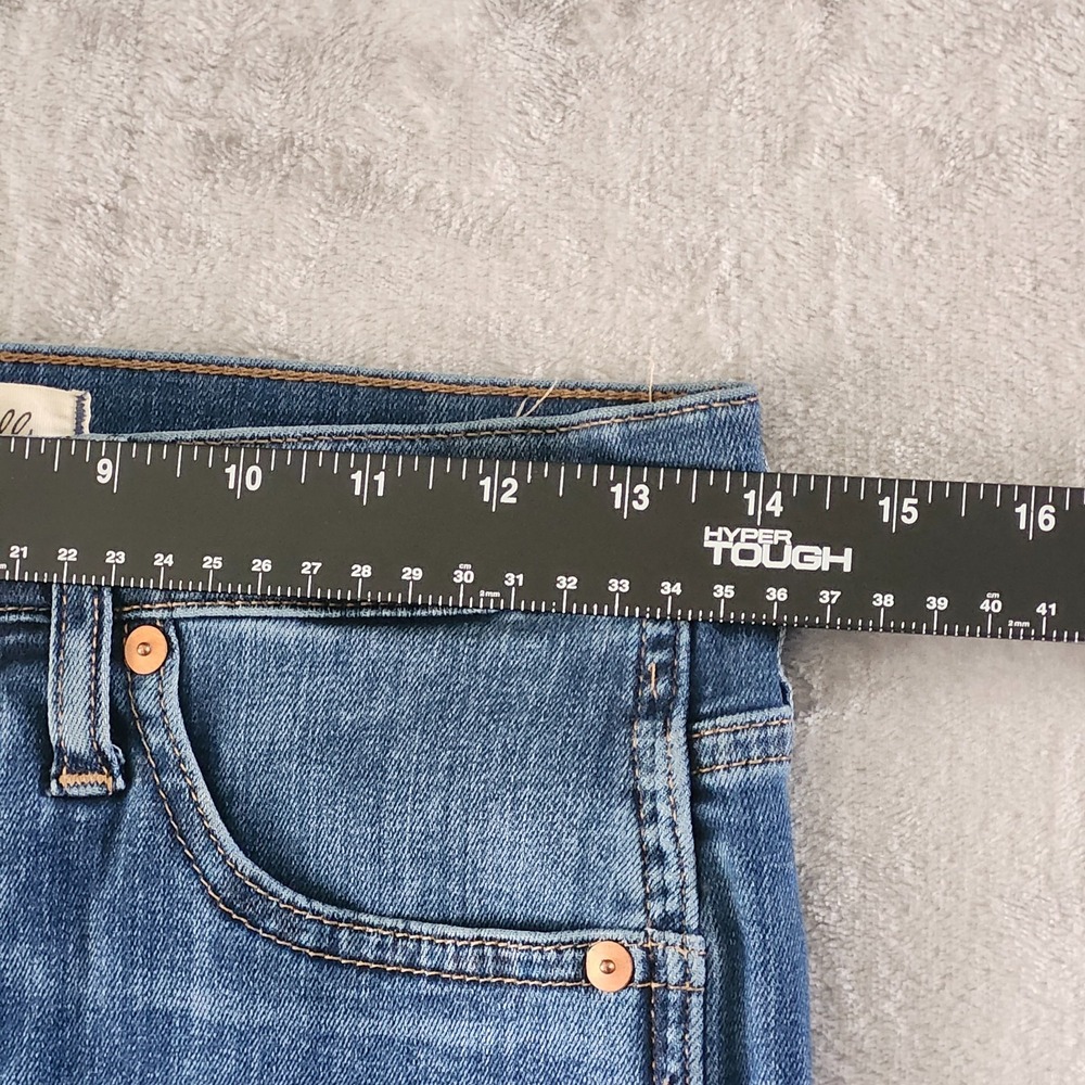 Madewell Jeans Womens 26 Blue 10" High Rise Skinny‎ Raw Hem Medium Wash  Stretch - Picture 7 of 12